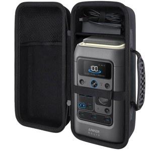 [미국배송] ANKER SOLIX C300 DC 전력 뱅크 스테이션 실외 288WH 90000MAH 휴대용 발전소 300W 태양광 발전기와 호환되는 CO2CREA 하드 트래블 케이스