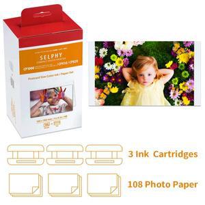 Canon Selphy 잉크 카트리지 용 KP108IN Canon 포토 프린터 CP1200 CP1300 CP1500 CP1000 포토 프린터 용