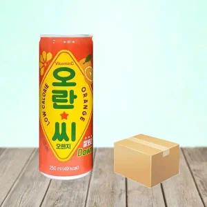[]오란씨오렌지250mlx30캔(1박스)과즙탄산음료