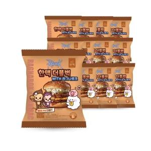 한맥 PC방 아침 먹거리 간편조리 더블벅 햄버거12봉