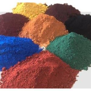 산화철 안료 시멘트 색상 옐로우 블랙 분말 유색 파우더 그린 토닝 레드 첨가제