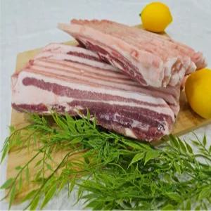 수입산 슬라이스삼겹살 5KG (냉동)(돼지등뼈2키로 오돌뼈슬라이스500g 서비스)