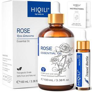 하이킬리 로즈 에센셜 오일 디퓨저용 스킨 케어용 비누용 향수용 캔들 만들기용 3.38 Fl Oz :i#e#s