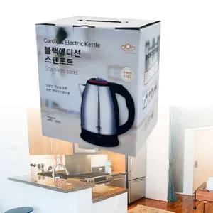[셀러에이드]커피포트 휴대용 여행용 스텐포트 전기 주전자 1.8L da