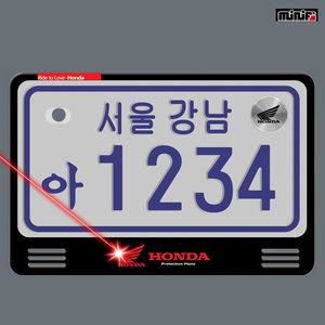 MiniF MFMN-05 혼다 오토바이 번호판 플레이트+볼트