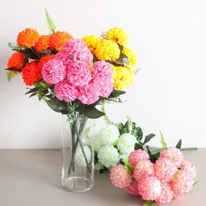 성묘 조화 꽃 뉴알륨부쉬 47cm 5컬러 추모 납골당 산소 묘지 장식 소품 수목장
