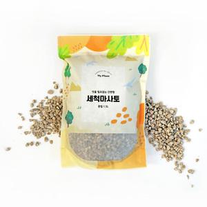 세척마사토 1.5L 난석 화분 조경 배수층 분갈이흙