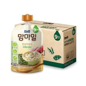 [매일] 맘마밀 이유식 미역과소고기 100g 10팩 (9개월)