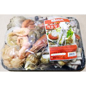 냉동 해물탕재료 해산물믹스 1500g 밀키트 조개모음