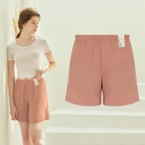 여성 와이드핏 트렁크 팬티 4부 인견 천연소재 홈웨어 반바지 D0319