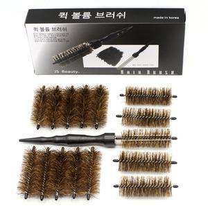 퀵볼륨 브러쉬 돈모롤 브러쉬 빗 핸들1개 + 롤15개