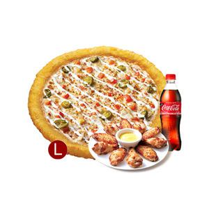 치즈롤스파이시치킨랜치(L)+파파스윙+코카-콜라500ml