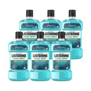리스테린 쿨민트, 250ml, 6개 + 증정(토탈케어 마일드, 100ml, 1개)