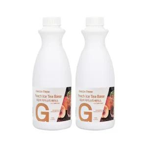 그린트리 복숭아 아이스티 베이스 1.2kg 2개