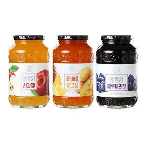 [신세계몰]초록원 사과잼 +파인애플망고잼 +블루베리잼 (3kg)