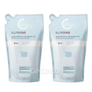 일리윤 세라마이드 아토 6.0 탑투토 워시 리필 500ml 2개 약산성 올인원