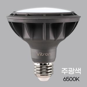비츠온 블랙 PAR30 15W 220V 60Hz E26 확산형 주광색 LED