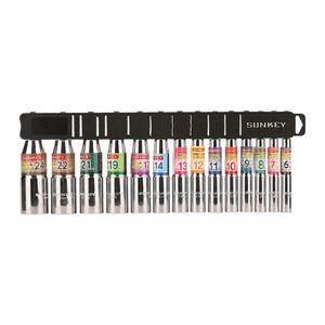 썬키 롱 비트 소켓 세트 (14PCS) SKB-14S 육각비트소켓 임펙드라이버 드릴
