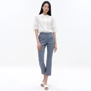 [지센] 면스판 부츠컷 컬러 팬츠 LCPTN323_BL