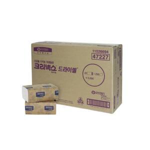 유한킴벌리 크리넥스 47227 드라이셀 핸드타월 F250 5000매