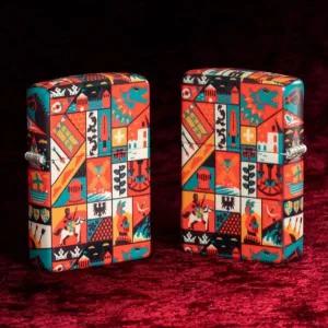 [롯데백화점]신명글로빅스 ZIPPO 라이터 48786 Old Ages Design ZPM4MA035