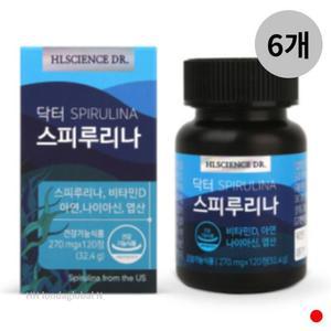 HL사이언스 닥터스피루리나 비타민D 피부 건강 6개월