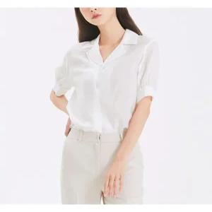 [미쏘]더블카라 블라우스 (MIWBWB720B-T)