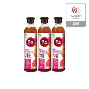 [청정원][본사직영]청정원 홍초 자몽 900ml x 3개