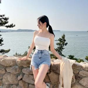 [캡내장#롱숏ver#부유방커버]컴포트 스판 셔링 캡나시