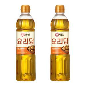 CJ제일제당 백설 요리당(1.2Kgx2개) 1세트 명절음식 달콤한 소스 조림 볶음 간단요리 봄 식재료