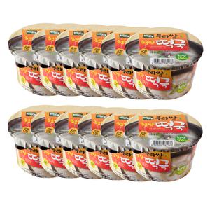 백제 우리쌀 즉석 떡국 163g x 12개