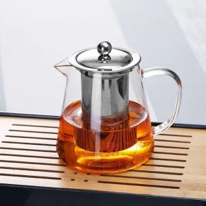 로하티 다원 내열 유리 차포트 450ml/차주전자/유리티포트/유리포트/티주전자/찻주전자/내열유리티포트/내