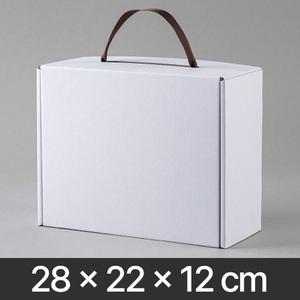 포장 박스 손잡이 선물상자 28x22x12 화이트 큰 대형 답례품 카톤 기프트 단상자 골판지 G형 낱장 샘플