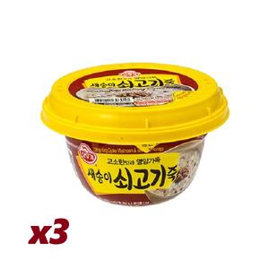 오뚜기 새송이 쇠고기죽 285g x 6개