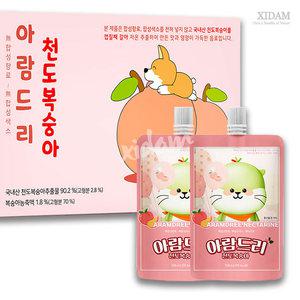 아람드리 천도복숭아 주스 (138mlx10입) x 2박스