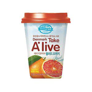 [기타]덴마크 테이크얼라이브 블러드오렌지 컵음료 250ml x 12개