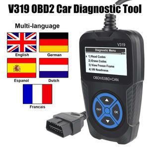 튜닝용품 게이지 엔진 진단 장비 V319 범용 OBD 2 스캐너 코드 리더