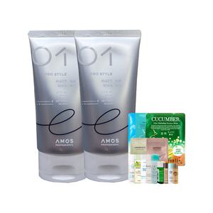 아모스 프로스타일 매트 왁스 110ml 2개 +랜덤1 세련된매트