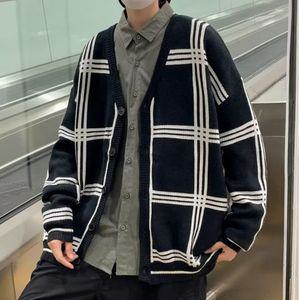 남자 오버핏 체크 가디건 봄 가을 간절기 편한룩 겉옷 남자체크가디건 남자봄코디 남자봄자켓 남성봄잠바