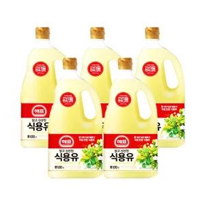 해표 식용유 1.8L x5