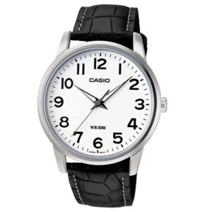 남성 가죽 손목 시계 MTP-1303L-7B