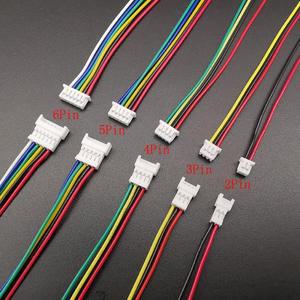 미니 마이크로 JST 1.25mm 피치 수 플러그 암 소켓 2 5/6 핀 커넥터 와이어 케이블 포함 로트당 개