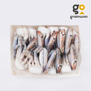 바레인 절단꽃게 M 500g 살이 꽉 찬 손질 꽃게 업소용 급냉 냉동