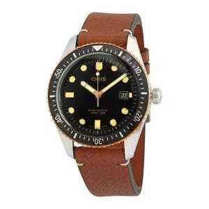 Oris 오리스 01 733 7720 4354-07 5 21 45 다이버 식스티파이브 자동 블랙 다이얼 남성