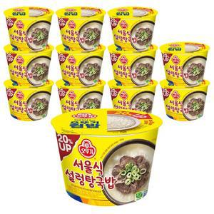 오뚜기 컵밥 서울식 설렁탕국밥 311g 12개
