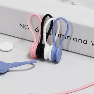 케이블타이 충전기선 랜선 정리 재사용 자석 타이 전선고정 줄감개 105mm