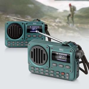 브리츠 휴대용라디오 블루투스스피커 BZ-LV1100 메탈그린
