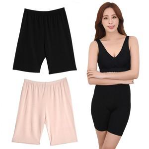 인견속바지 여자 5부 빅사이즈속 속반바지 인견100%