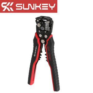 썬키 이지스트리퍼 터미널 압착 피복 제거 절단 케이블 커터 전선작업 SES-68E 0.2~6MM, 노브 2개 SUNKEY