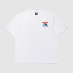 [엄브로] 트로피컬 오아시스 돌핀 프레쉬 반팔 티셔츠 UQ223CRS59-WHT0